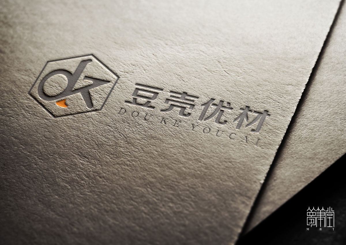 豆殼優(yōu)材LOGO設計