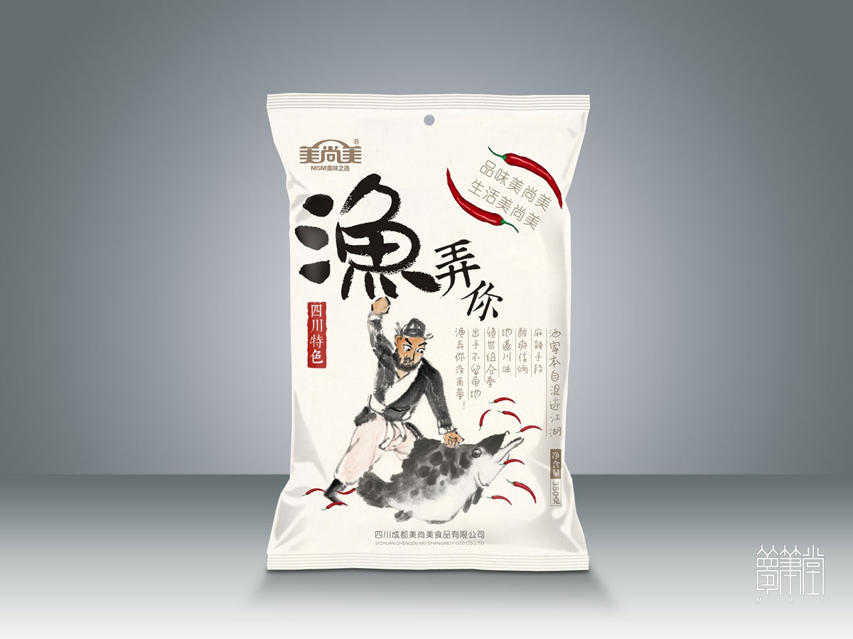 美商美魚調料包裝設計