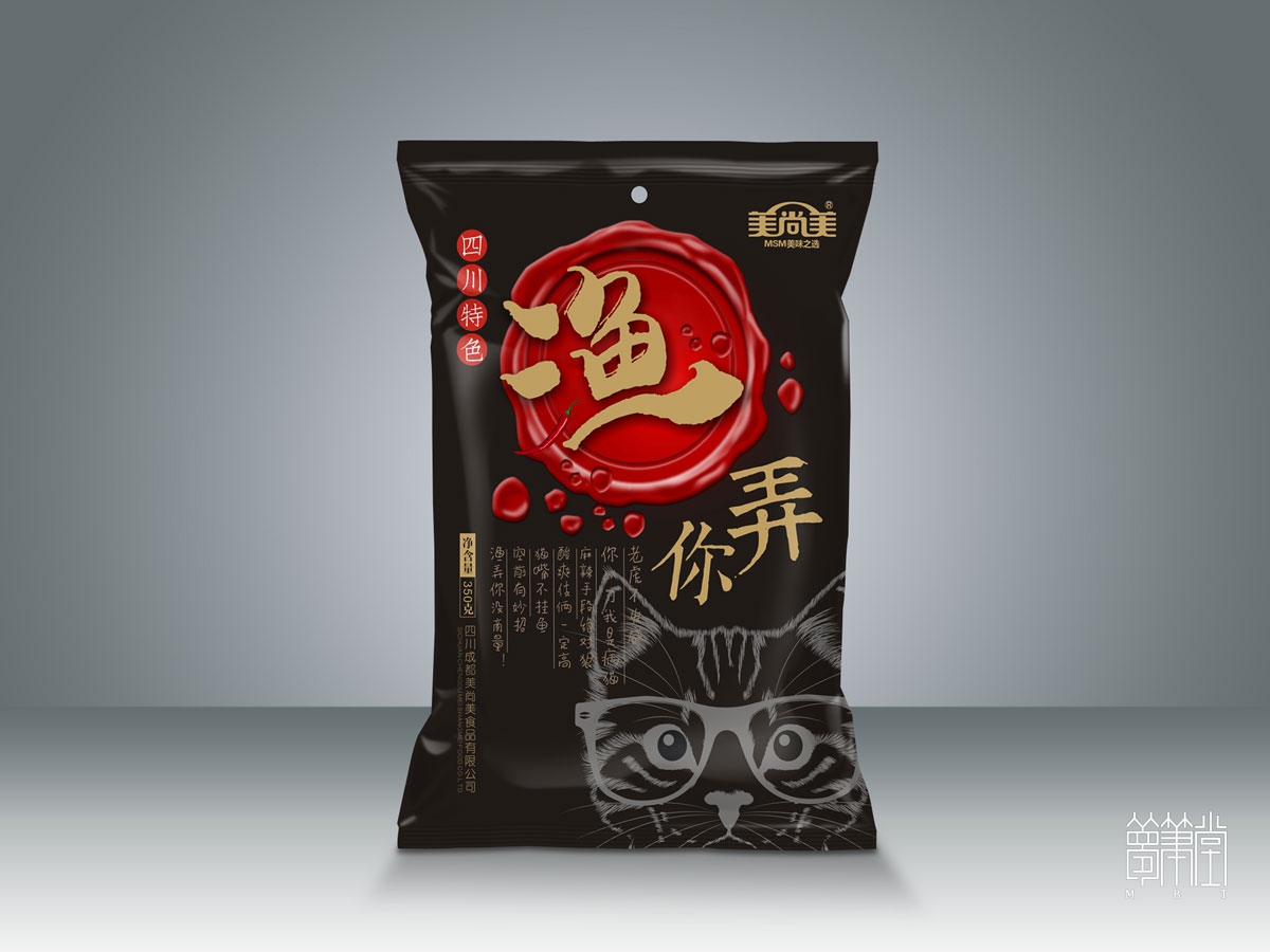 美商美魚調料包裝設計