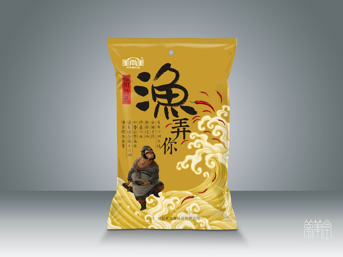美商美魚調料包裝設計