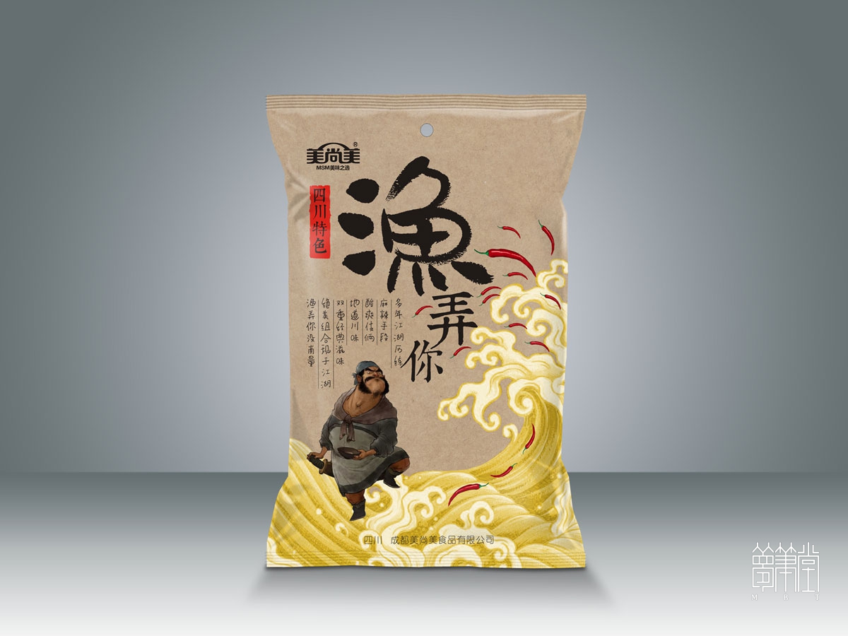 美商美魚調料包裝設計