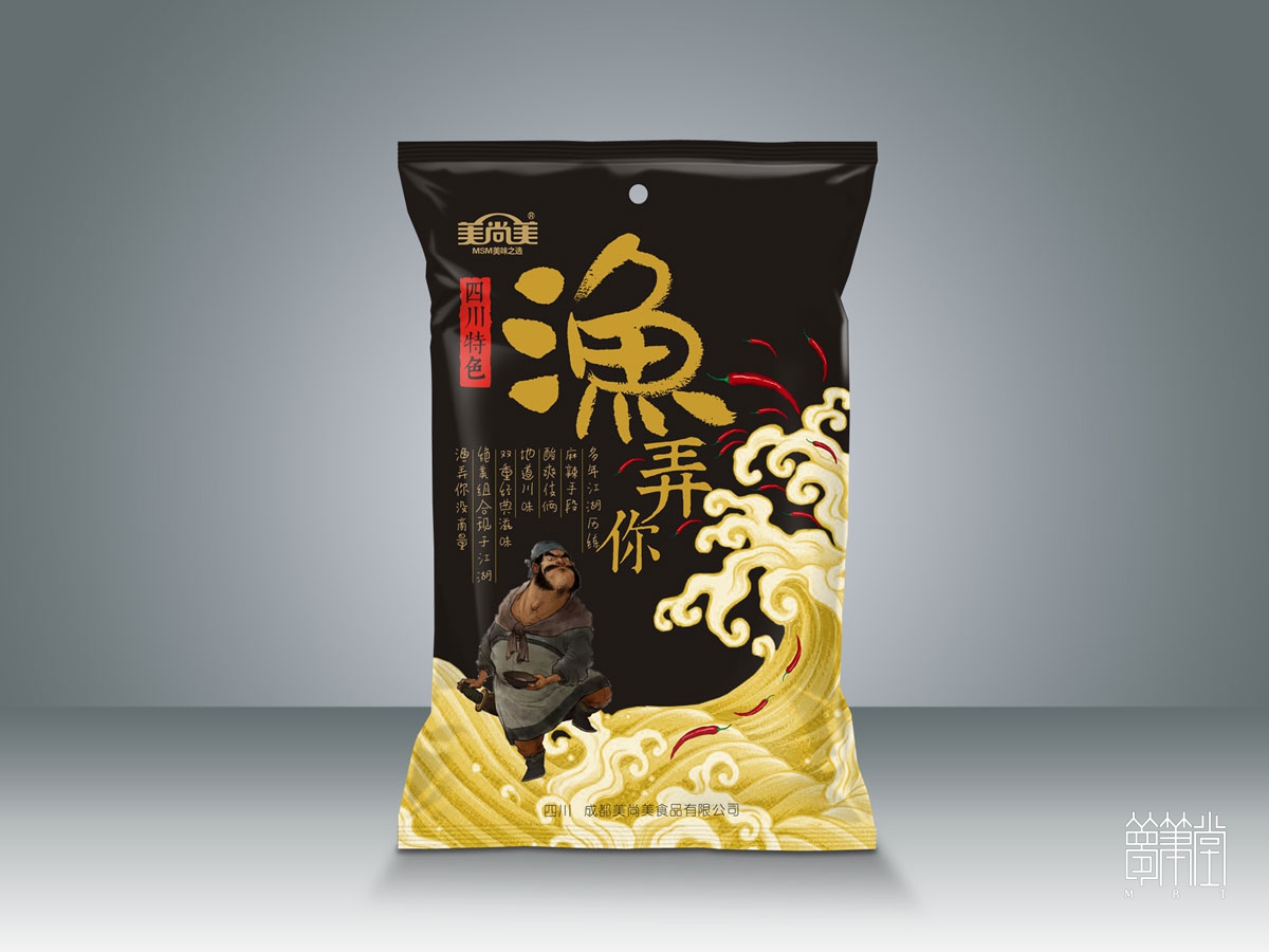 美商美魚調料包裝設計