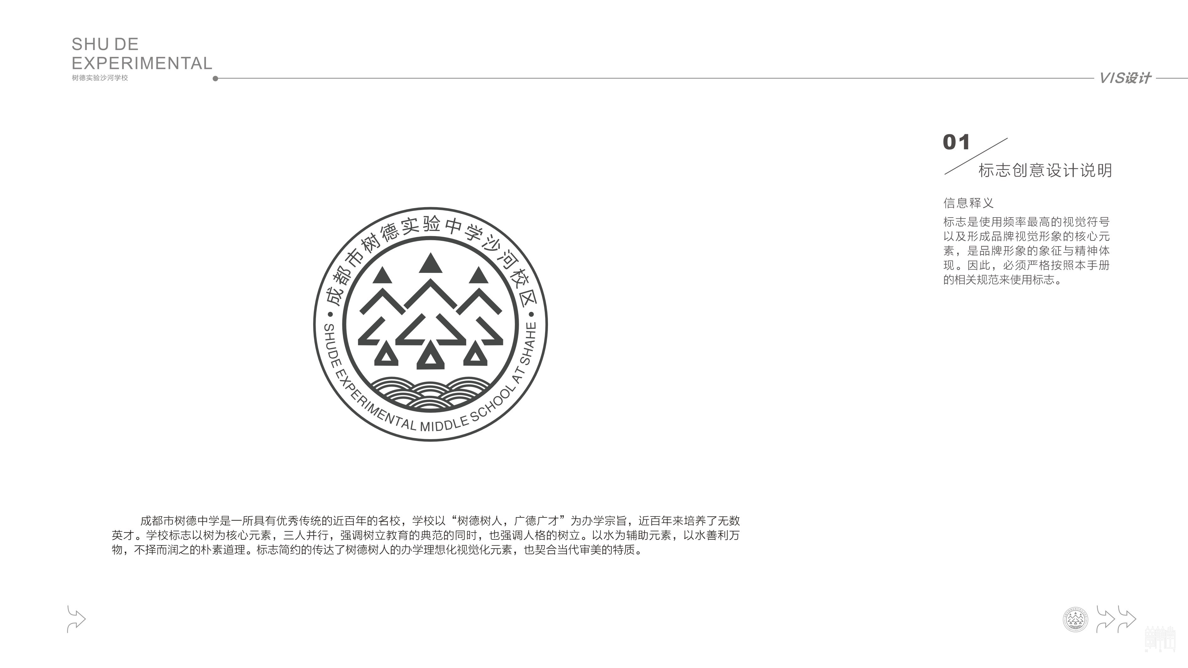 成都市沙河中學校?VI設(shè)計