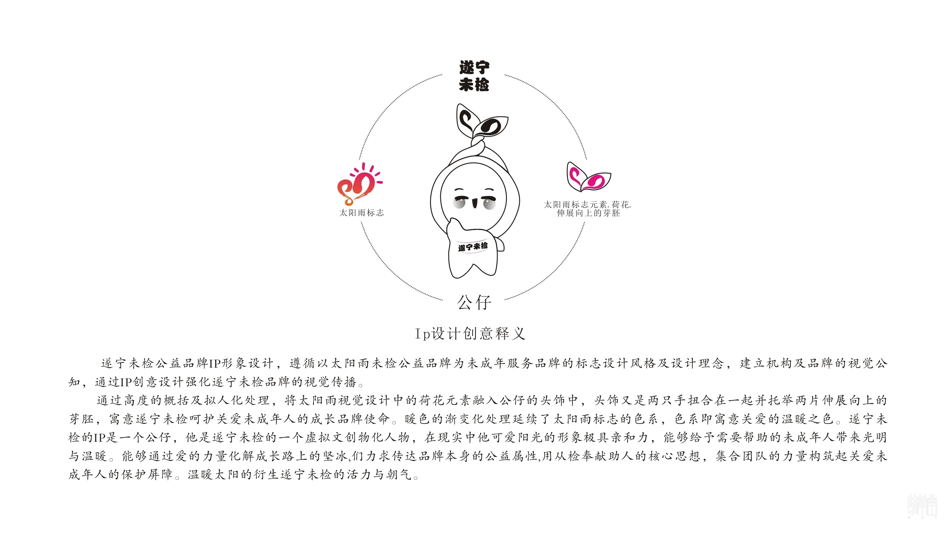 太陽雨未檢公益品牌IP形象